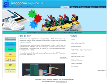 Tablet Screenshot of anoopamindia.com